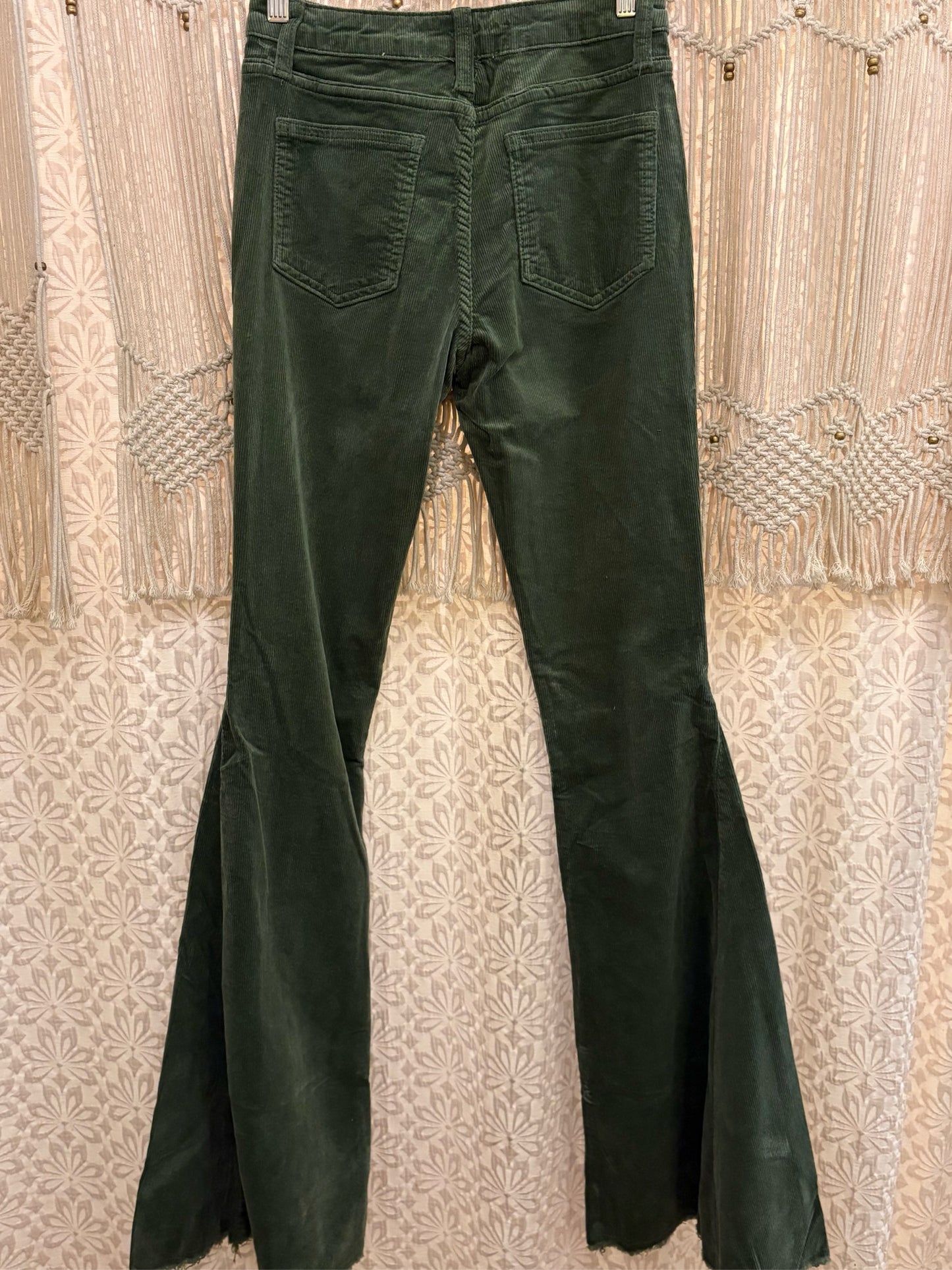Boho Hippy Corduroy Bell Bottoms