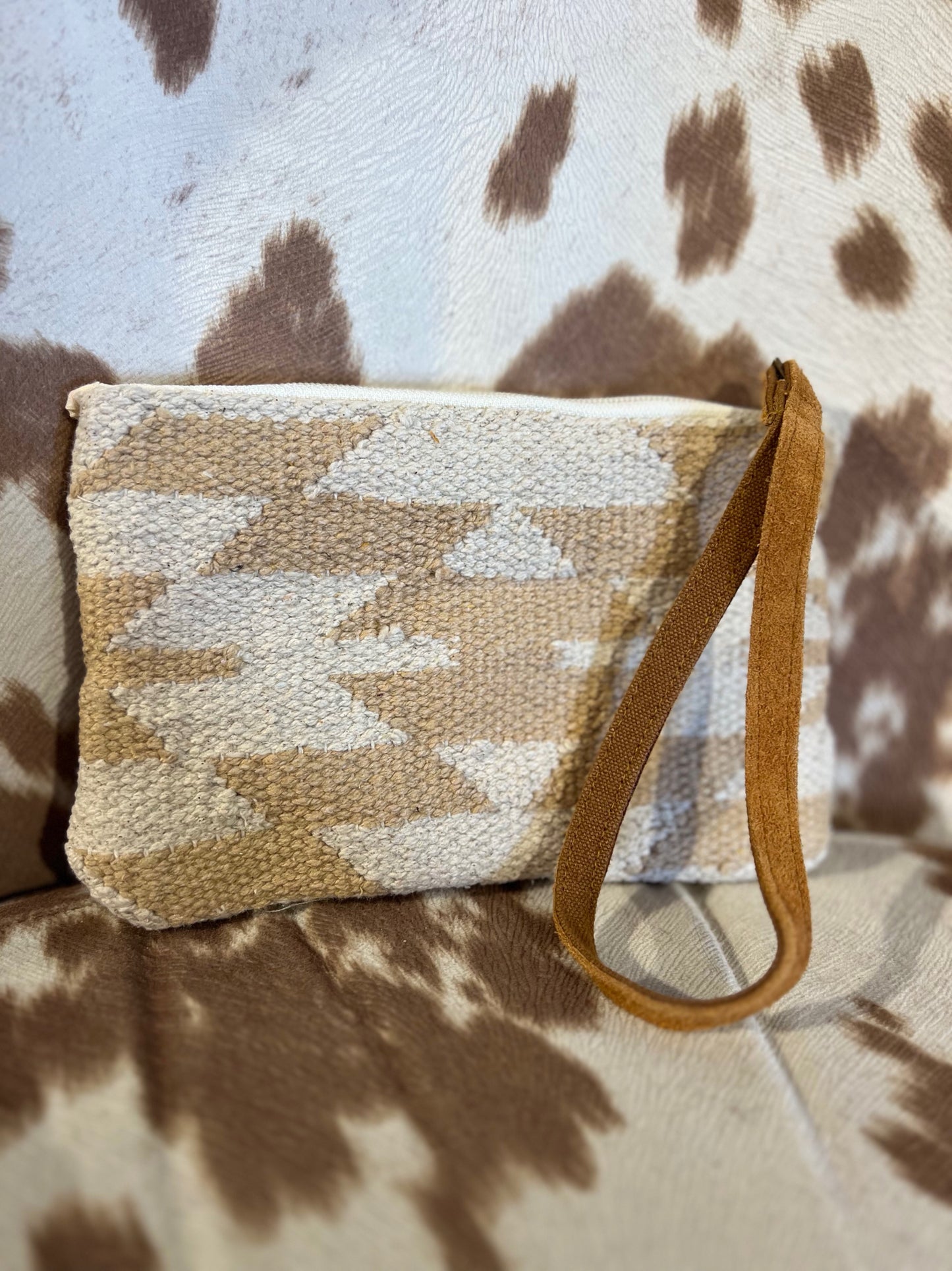 Boho Aztec Wristlet