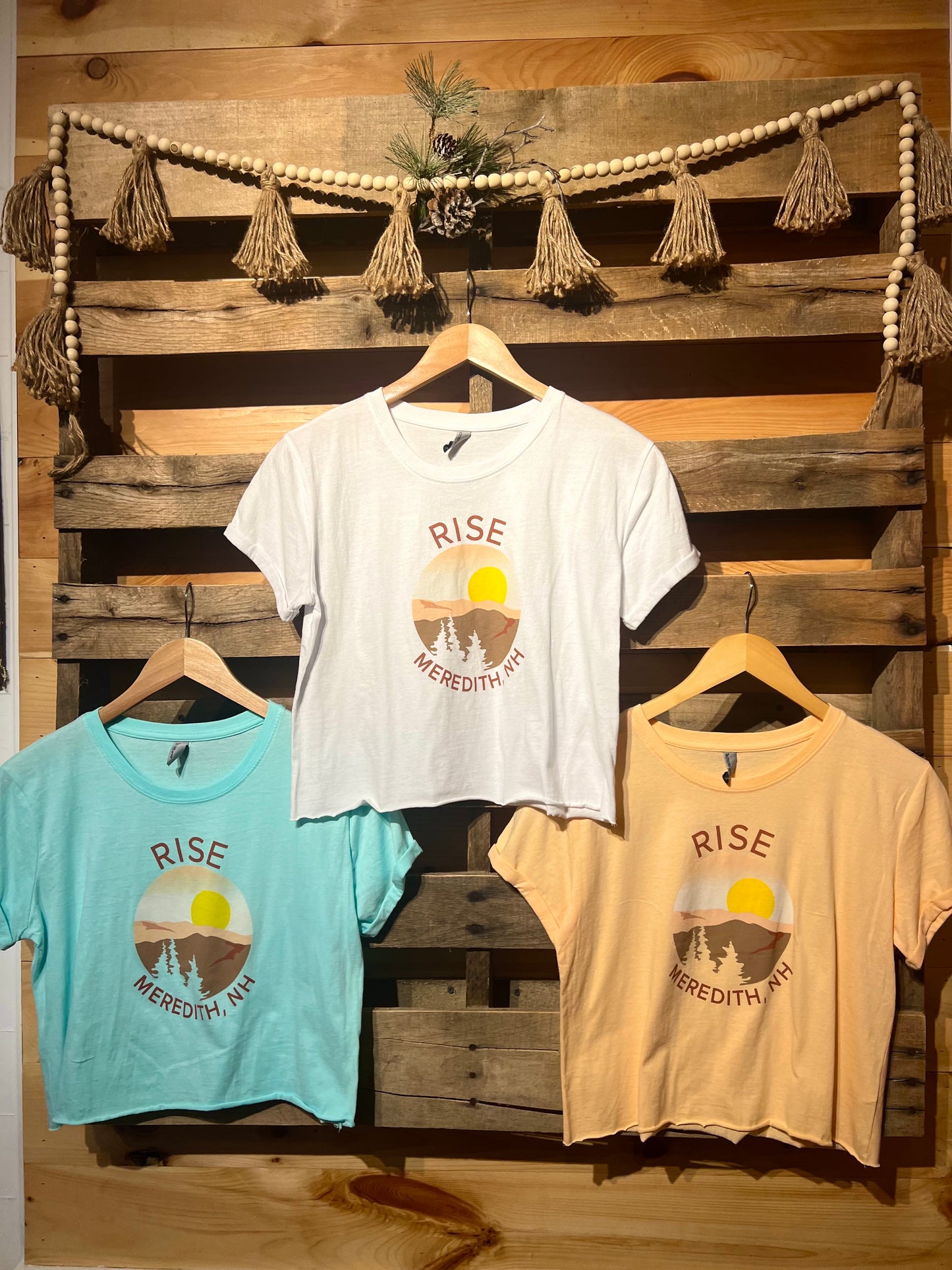 RISE Branded Crop Tee