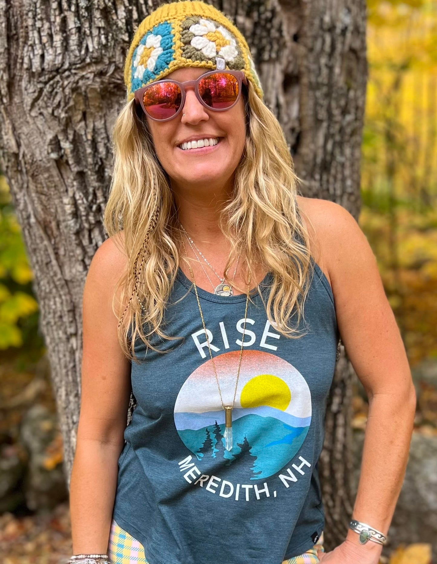 RISE branded tank top