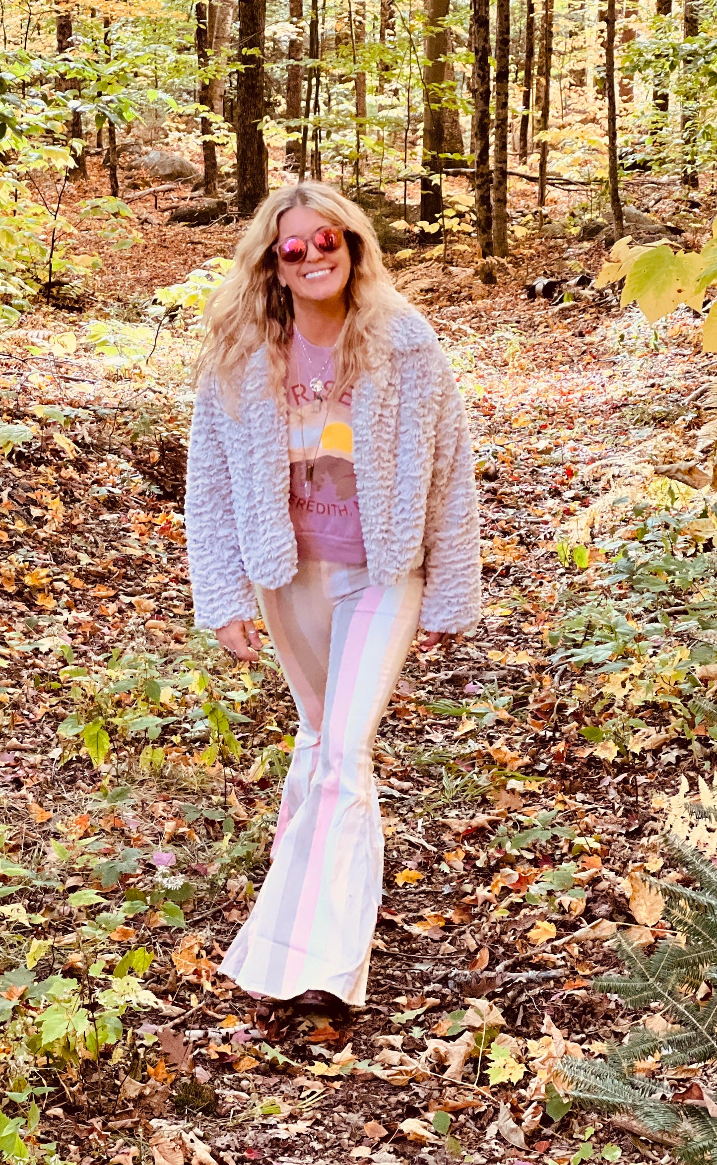 Pastel Striped Bell Bottoms