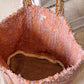 Boho Woven Large Straw Tote Bag