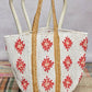 Boho Woven Large Straw Tote Bag