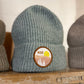 Boho Cozy Rise Patch Beanie