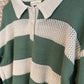 Boho Striped Collared Lightweight Knit Sweater