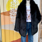 Boho Shabby Chic Faux Fur Jacket