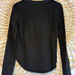 Boho Cozy Waffle Knit Button Front Long Sleeve