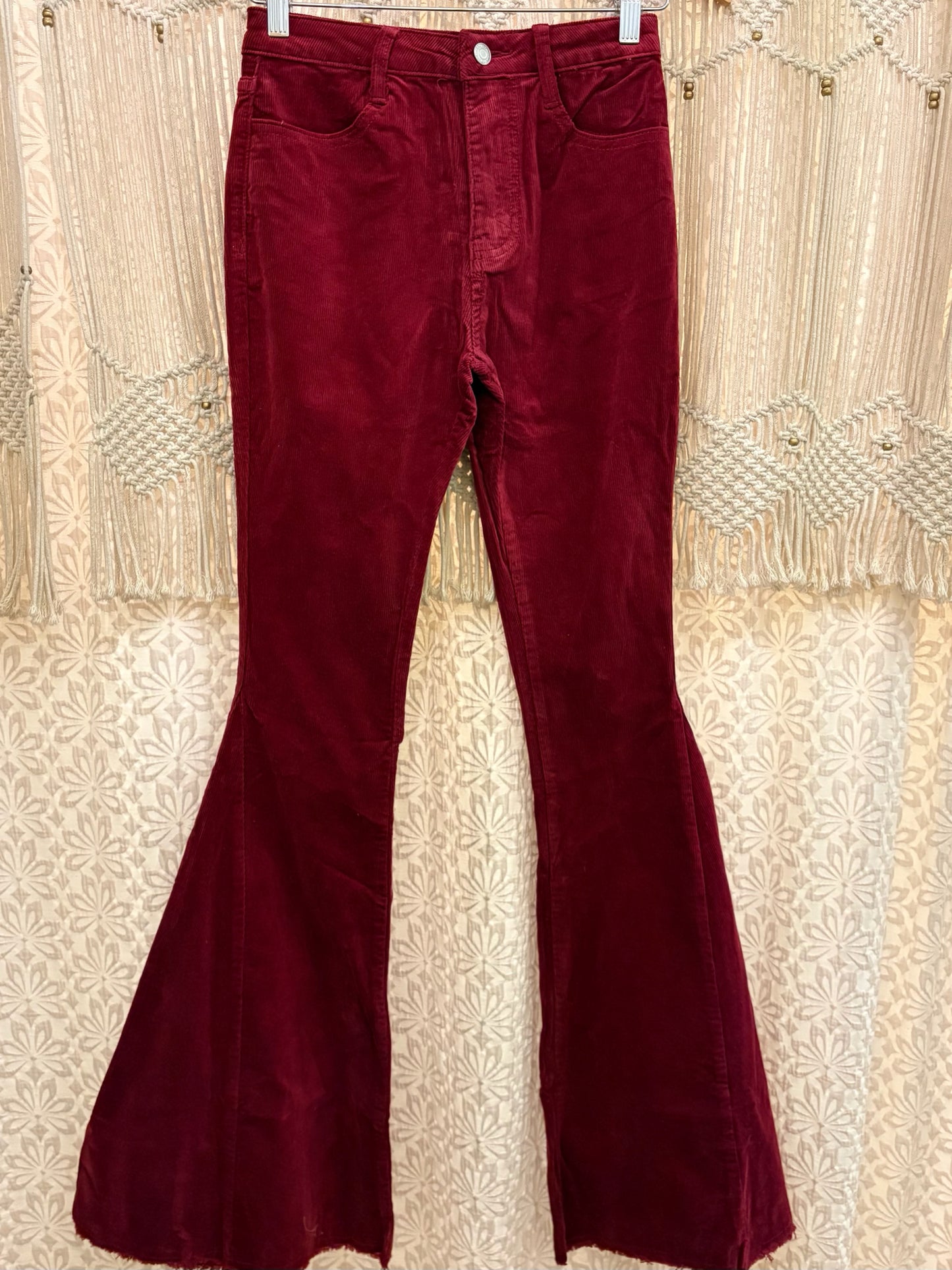 Boho Hippy Corduroy Bell Bottoms
