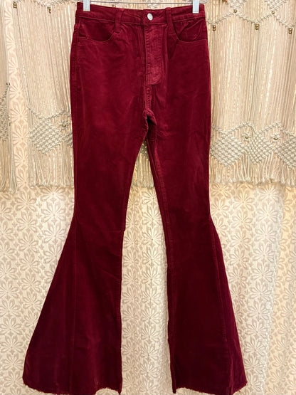 Boho Hippy Corduroy Bell Bottoms