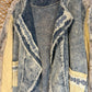 Boho Hippy Denim Patchwork Wide Sleeve Jacket