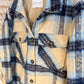 XL Blue Plaid Shacket