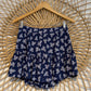 Boho Floral Ruffle Hem Skort