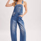 Boho Hippy Denim Barrel Overalls