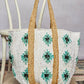 Boho Woven Large Straw Tote Bag