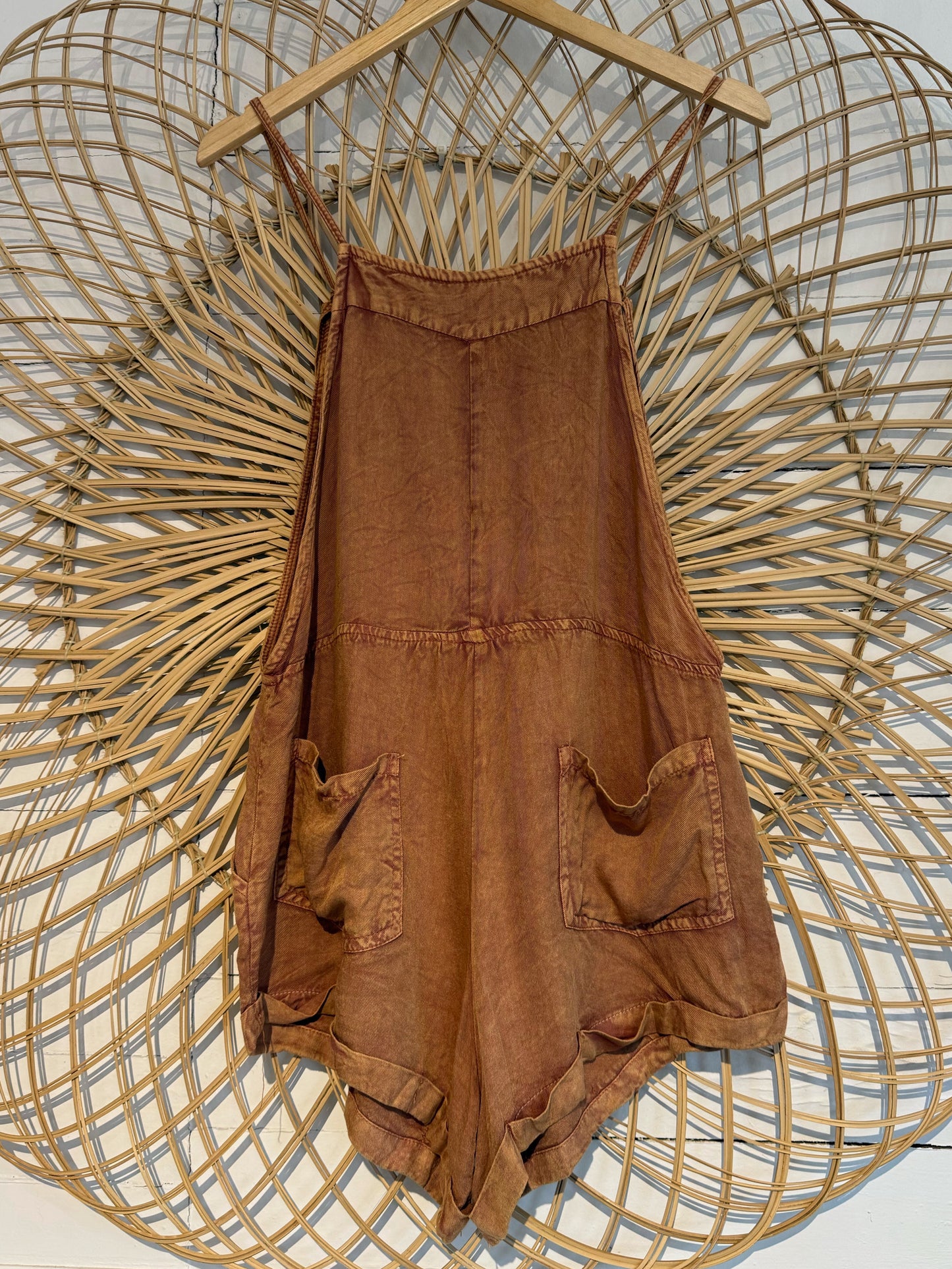 Boho Hippy Lightweight Shorts Romper