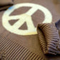Boho Shabby Chic Peace Sign Sweater