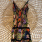Boho Floral Twist Front Crochet Tiered Dress