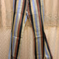 Boho Hippy Striped Denim Bell Bottoms