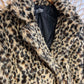 S Leopard Faux Fur Coat