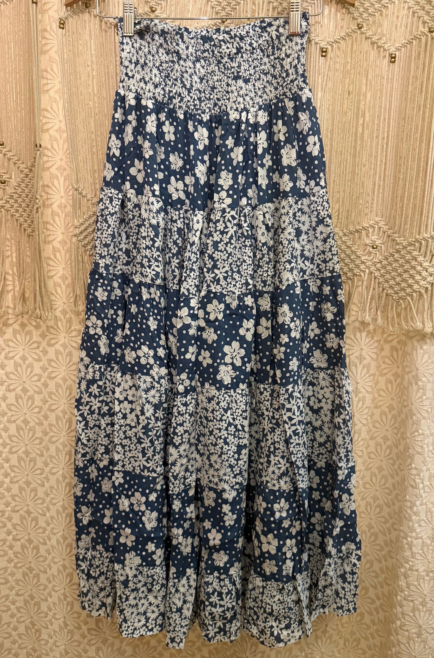 Boho Floral Maxi Skirt