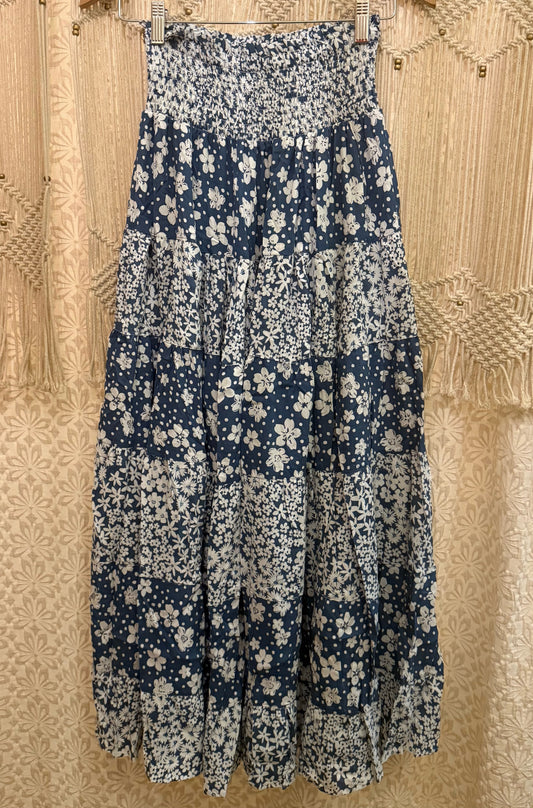 Boho Floral Maxi Skirt