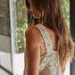 Boho Hippy Crochet Crop Tank Top
