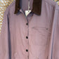 Boho Hipster Collared Button up Barn Jacket Shacket