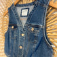 S Medium Wash Denim Vest