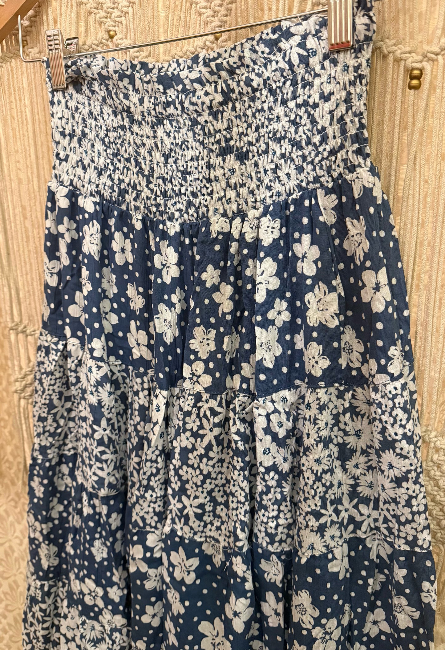 Boho Floral Maxi Skirt