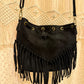 Boho Suede Fringe Festival Bag