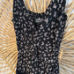 Boho Floral Twist Front Tiered Dress