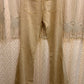 Boho Western Acid Wash Denim Bell Bottoms