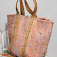 Boho Woven Large Straw Tote Bag