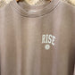 Rise Daisy Logo Cozy Crewneck Sweatshirt