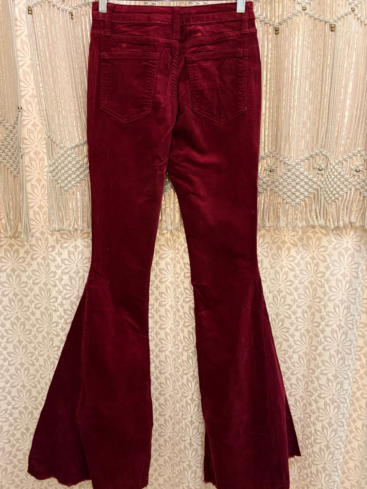 Boho Hippy Corduroy Bell Bottoms