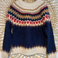 Hipster Cozy Knit Fair Isle Sweater