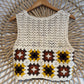 Boho Crochet Granny Square Vest