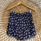 Boho Floral Ruffle Hem Skort