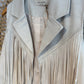 Boho Western Collared Fringe Suede Vest