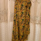 Boho Floral Silk Wrap Skirt