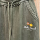 Shaka Beach Brand Logo Wide Leg Sweatpants