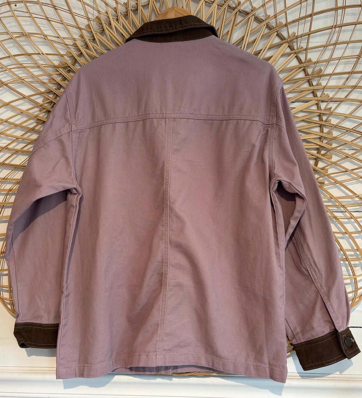 Boho Hipster Collared Button up Barn Jacket Shacket