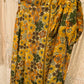 Boho Floral Silk Wrap Skirt