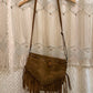 Boho Suede Fringe Festival Bag