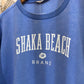 Shaka Beach Brand Logo Cozy Crewneck Sweatshirt