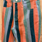Boho Hippy Striped Denim Bell Bottoms