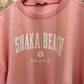 Shaka Beach Brand Logo Cozy Crewneck Sweatshirt