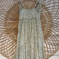 Boho Floral Tie Front Tiered Dress