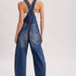Boho Hippy Denim Barrel Overalls