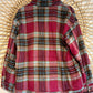 Boho Hippy Cozy Plaid Button Up Shacket